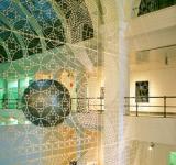 NIKOS ALEXIOU IVIRON MONASTERY, THE BIG LACE, 2003 PAPER AND TWINE PHOTO © THE BIG GARDEN. NIKOS ALEXIOU ARCHIVE PHOTOGRAPHY: PANOS KOKKINIAS