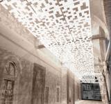 QR-ESQUE, 2013 RENDERING OF THE MULTIMEDIA INSTALLATION AT ALATZA IMARET