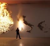 BURNING OF P.I.G.S., 2011 VIDEO PROJECTION, COLOR, SOUND 9’ 33’’