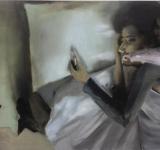 UNTITLED (ALPHA AND HER MOTHER), 2013 OIL ON CANVAS 80 X 120 CM